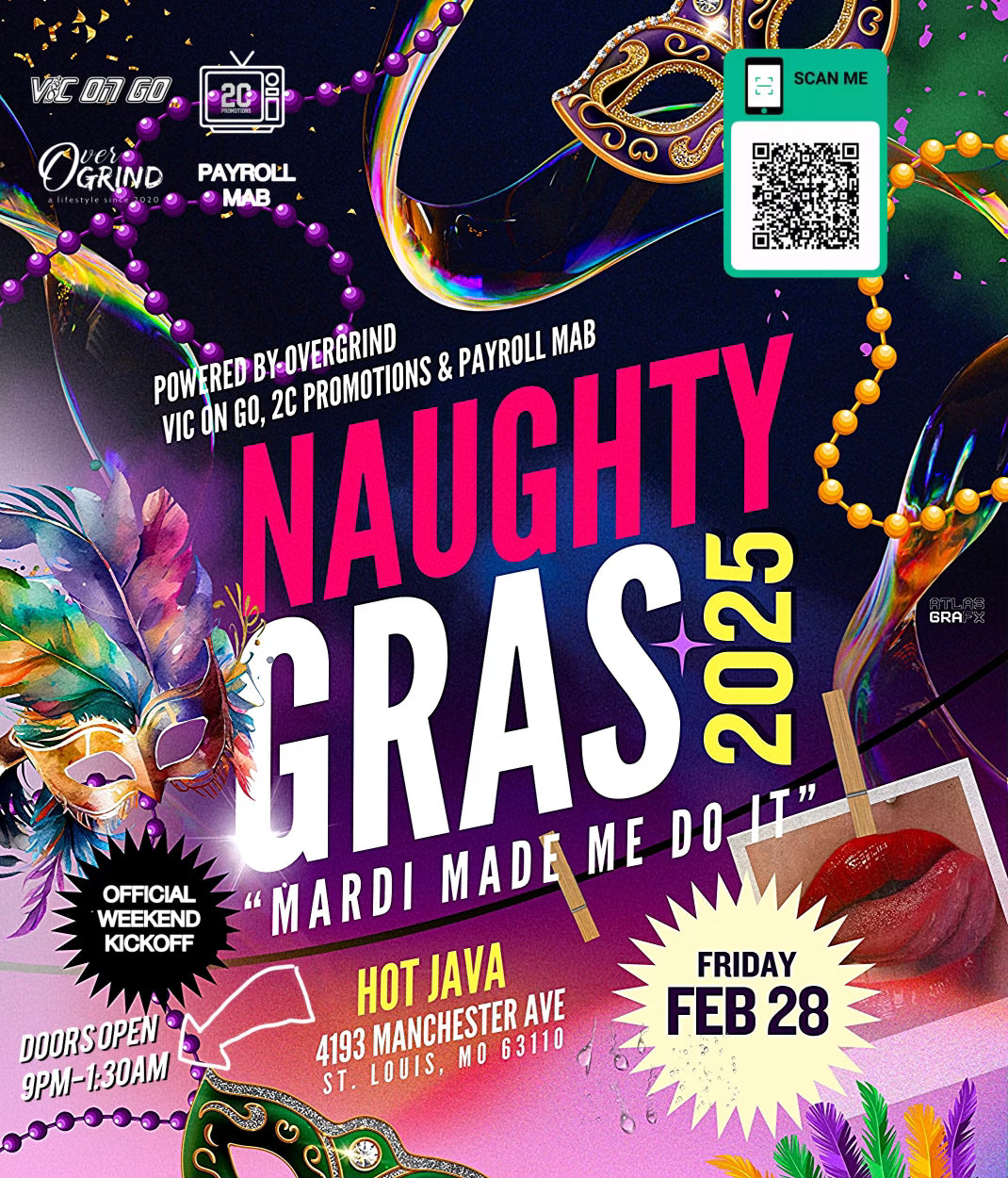 NAUGHTY GRAS GENERAL ADMISSION FLASH SALE